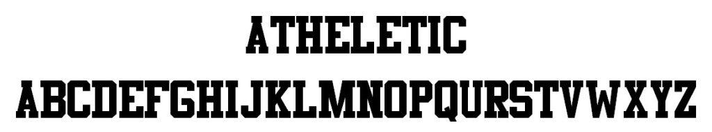 Athletic Font