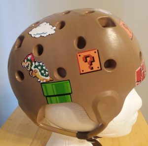 Decorating soft seizure foam helmets