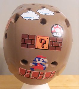 Decorating soft seizure foam helmets