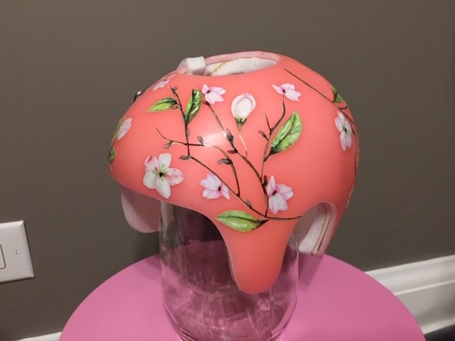 Apple blossom cranial band decoration