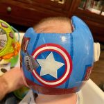 captain america hand painted doc band wrap