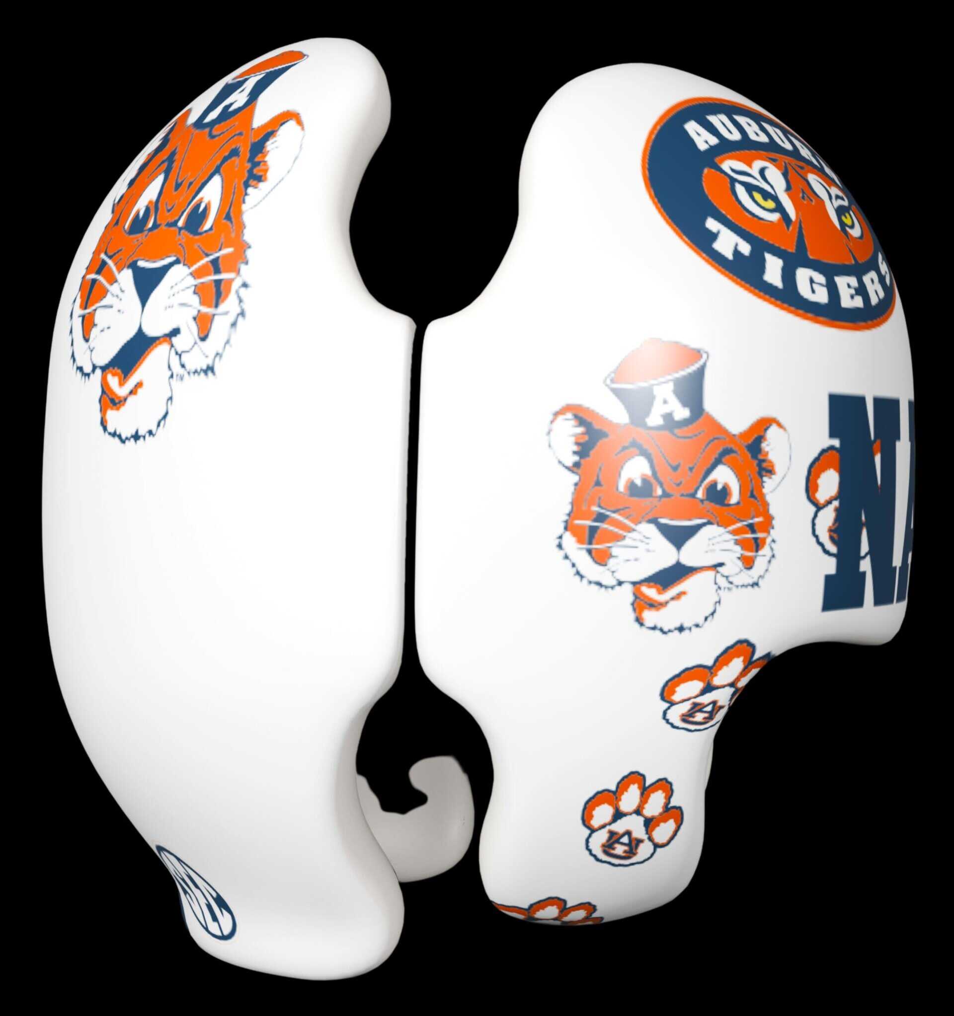 Auburn University cranial band decals