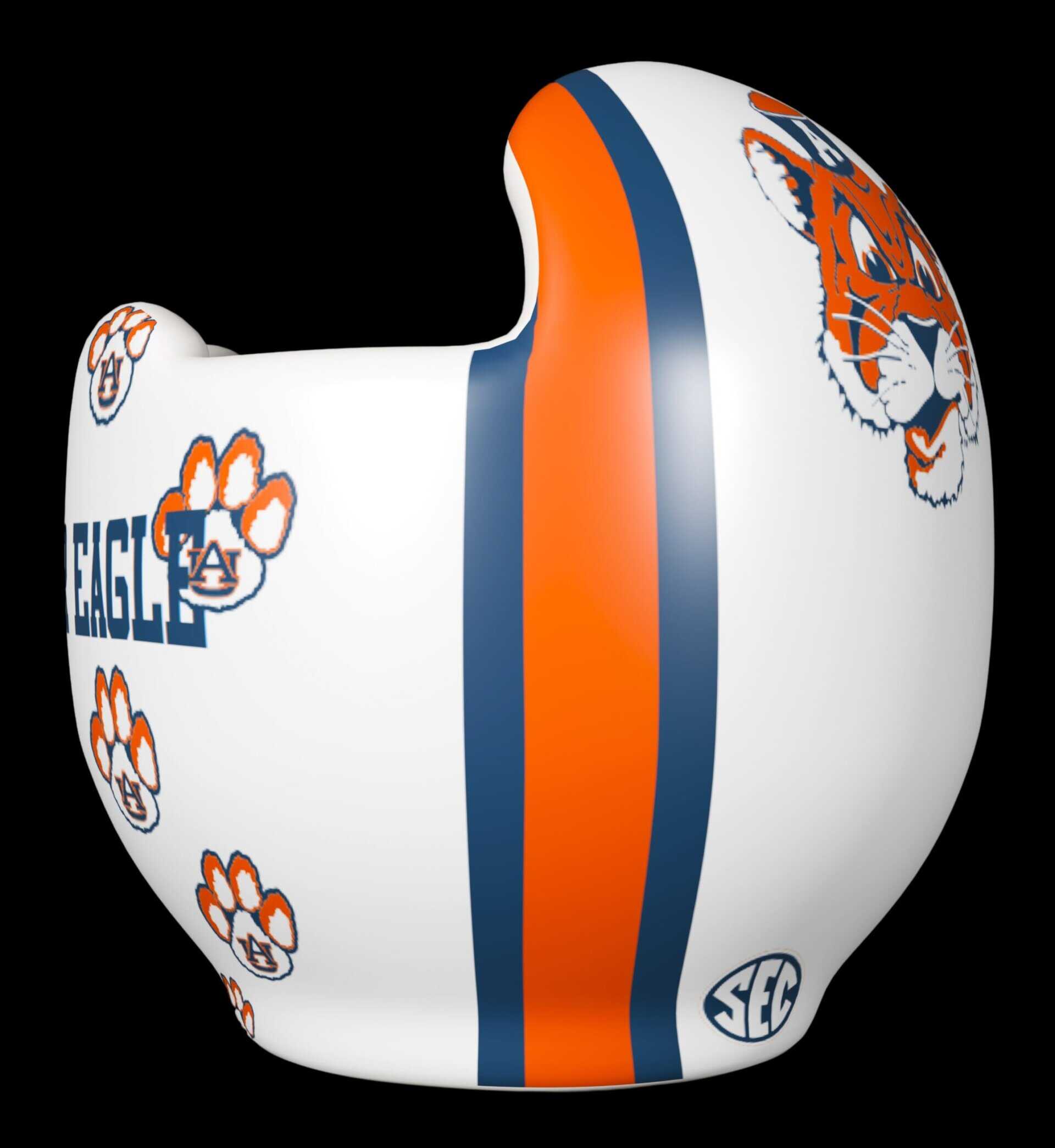 Auburn University cranial band decals