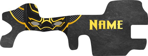 Black Panther gold doc band wrap