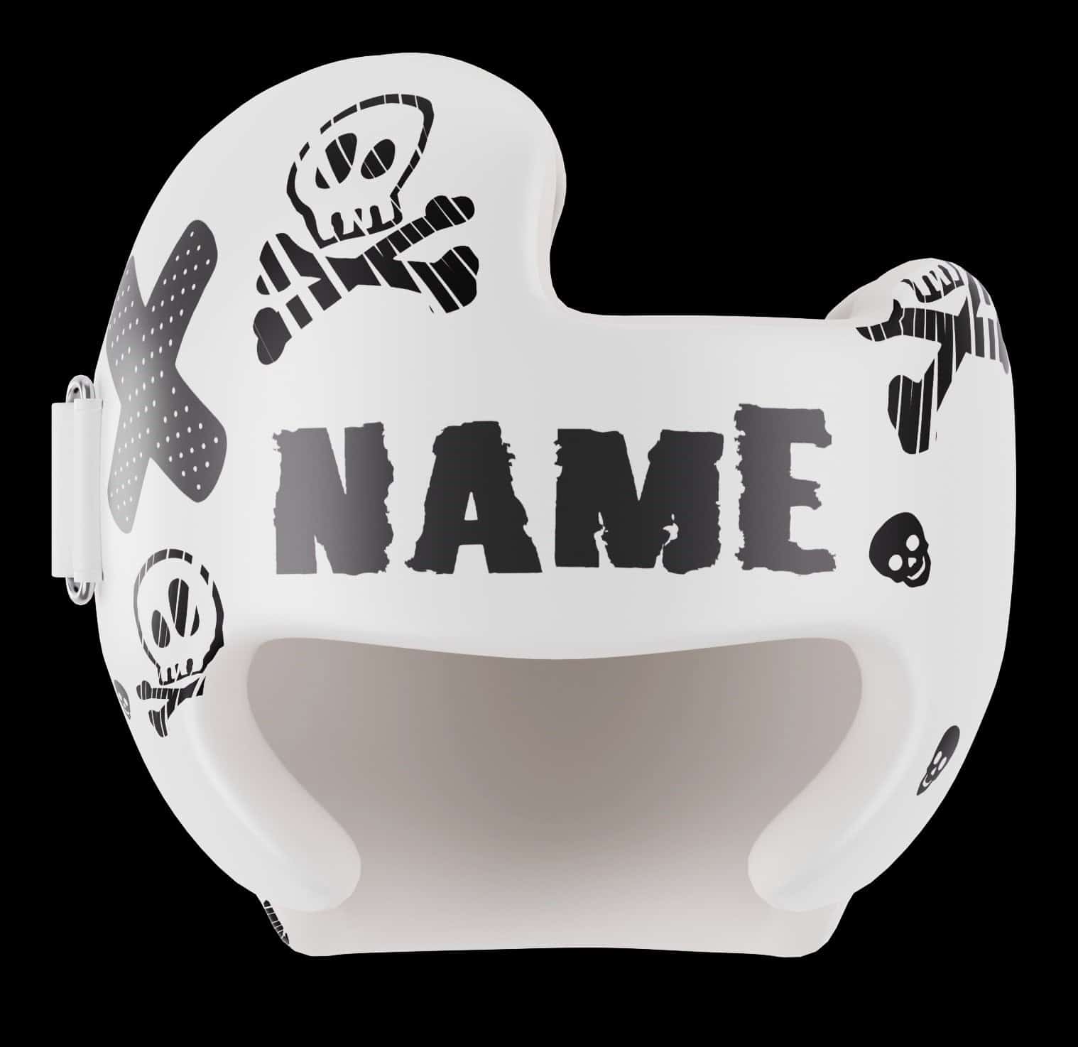 Boys should come with helmets cranial band front