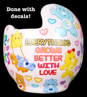 Care Bears cranial band decals