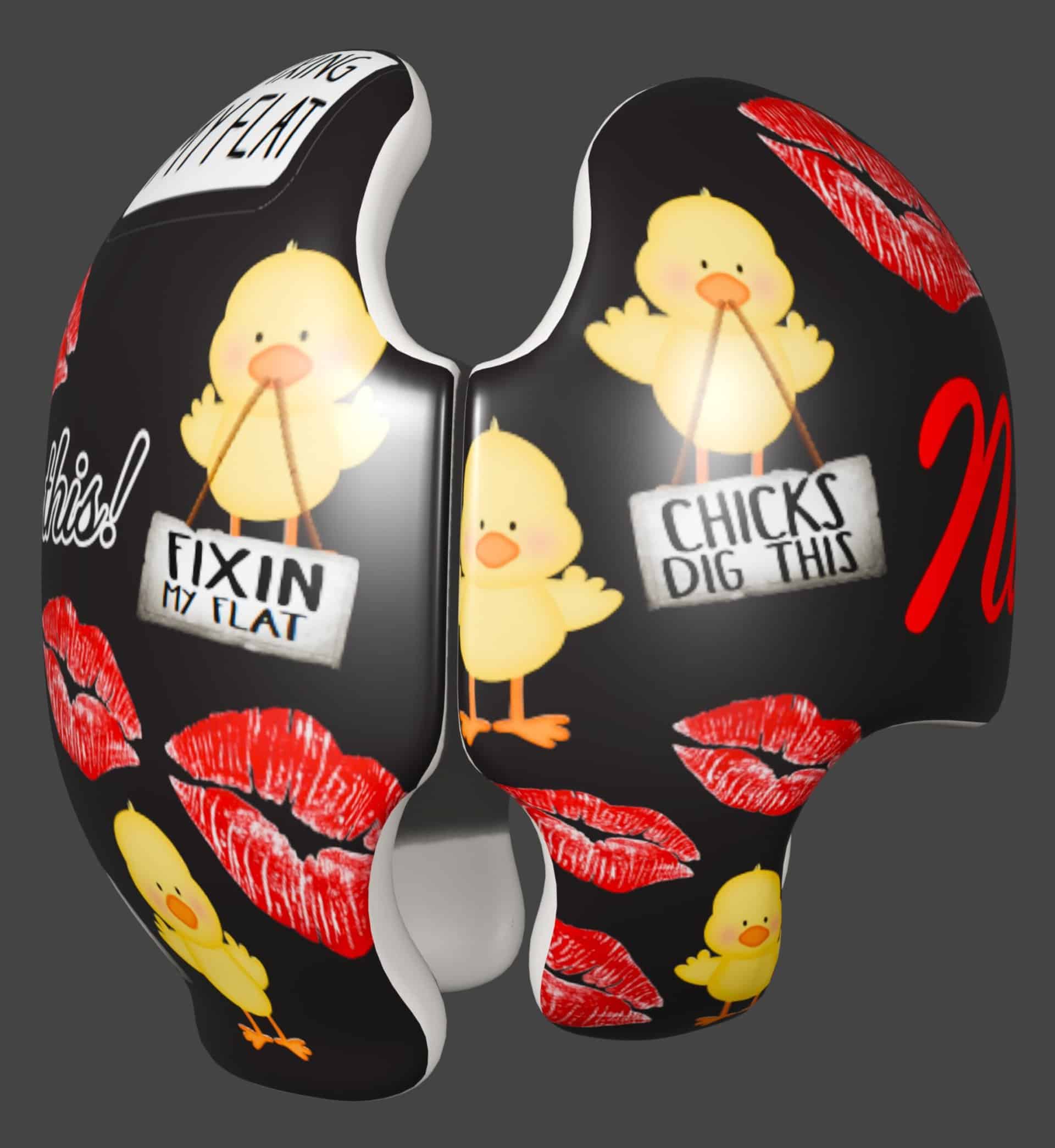 Chicks dig this cranial band decals