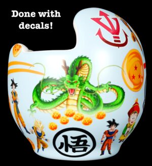 DragonBall Z cranial band decals