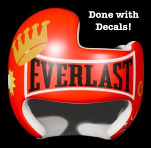 Everlast cranial band decals