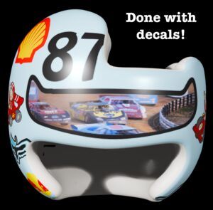 If you like my helmet Race Car cranial band decals