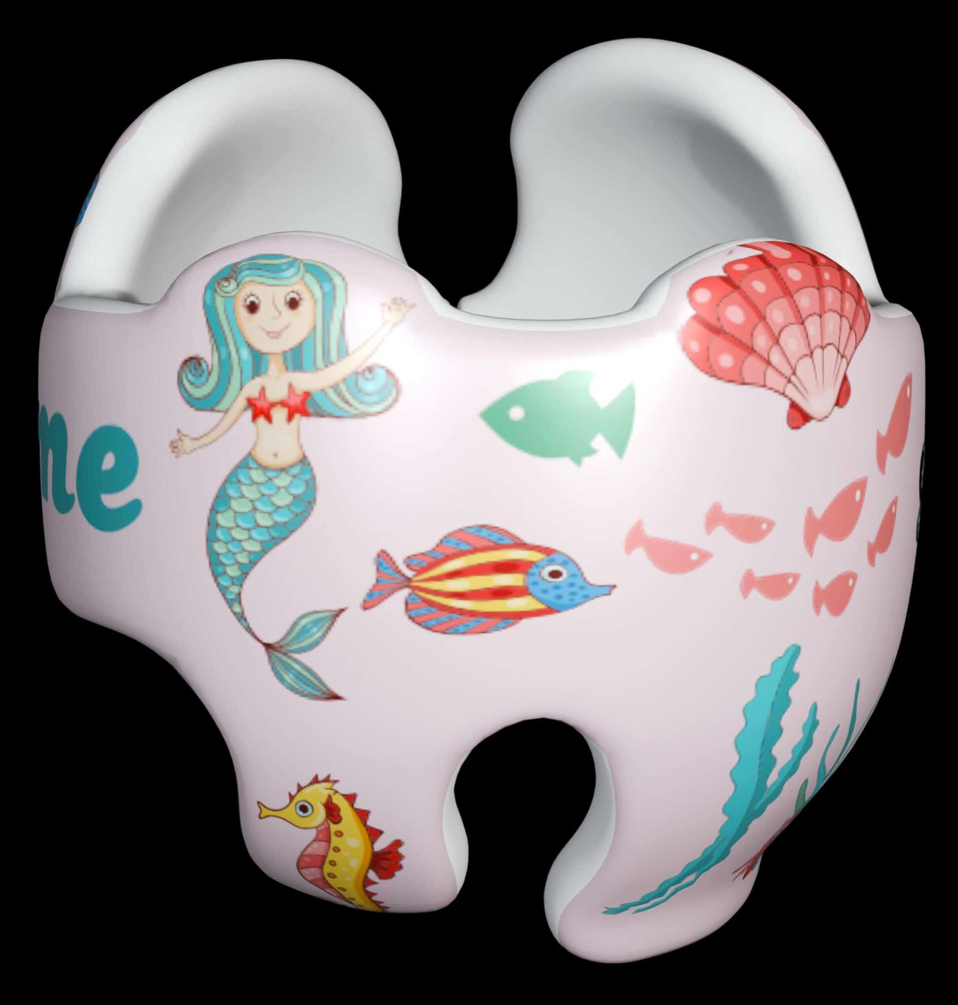 Mermaid 2 cranial band decals - Image 4