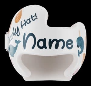 Narly Hat narwhal cranial band front