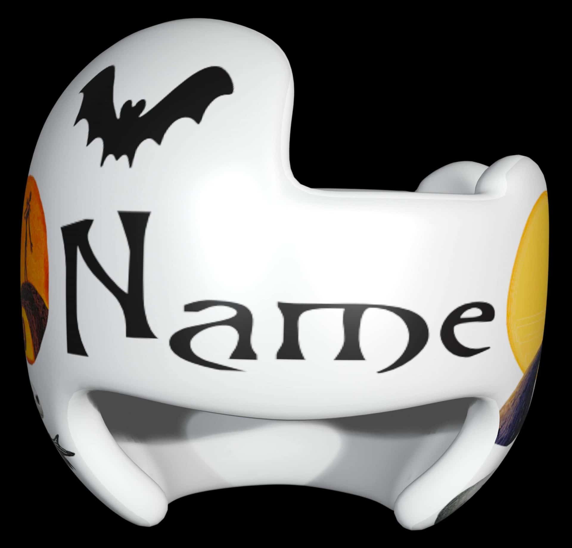 Nightmare Before Christmas cranial band decals - Image 2