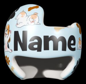 Puppy Play Time cranial band decals