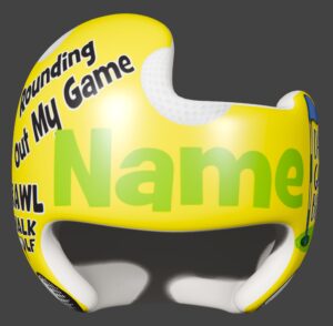 Rounding out my game golf cranial band decals