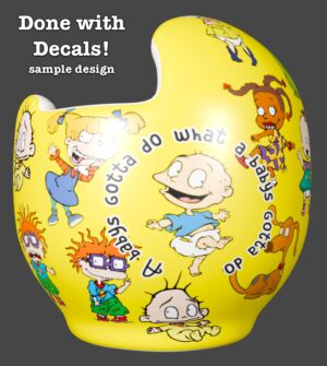 RugRats cranial band decals