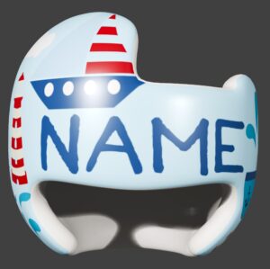 Sail Boat cranial band decals