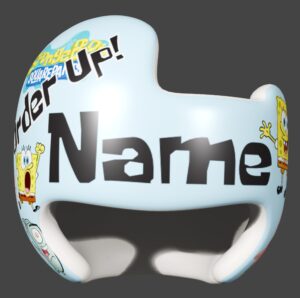 Spongebob Squarepants cranial band decals