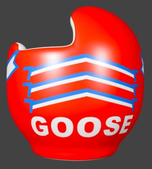 TOP GUN - Goose cranial band decals