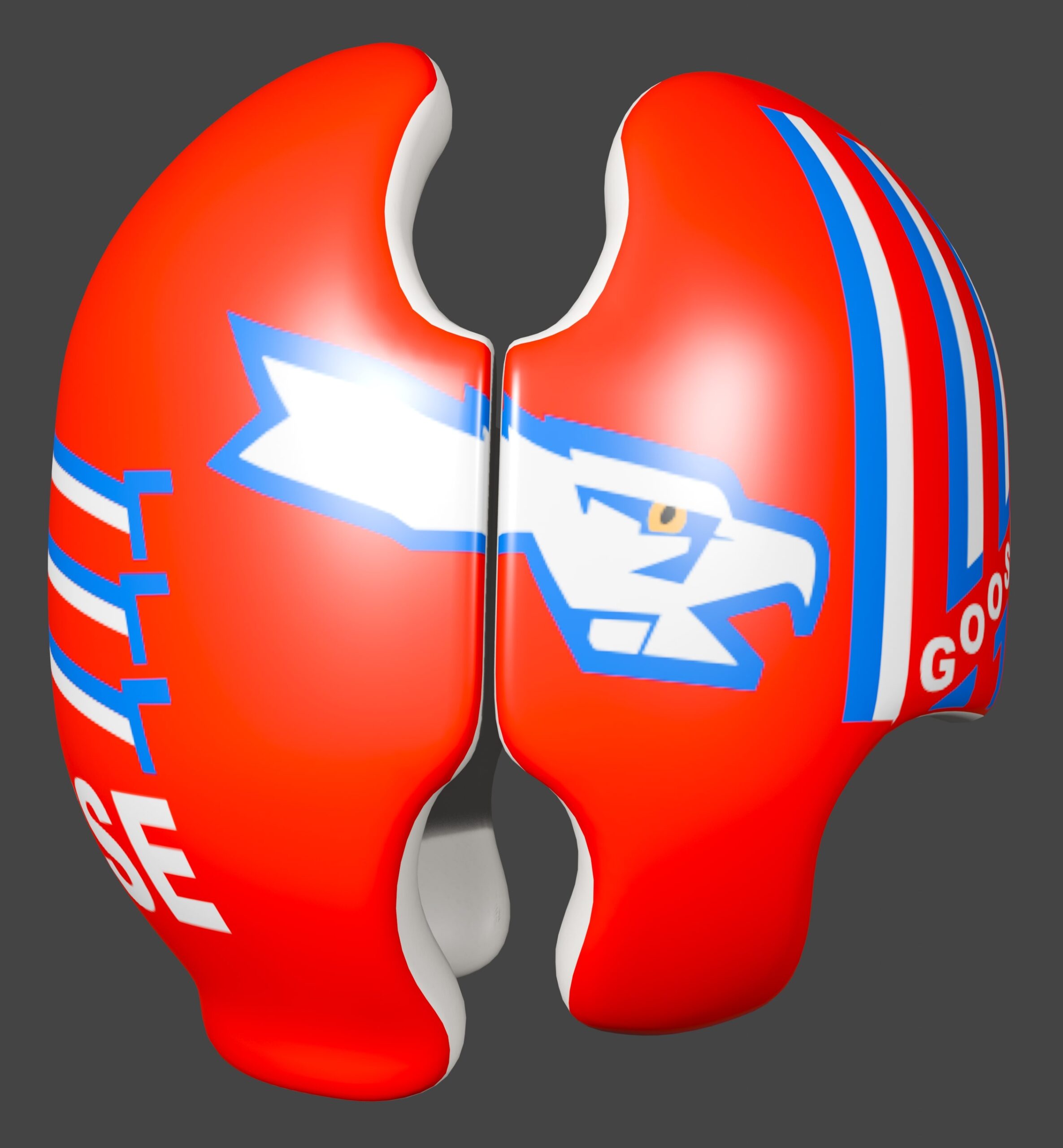 TOP GUN - Goose cranial band decals