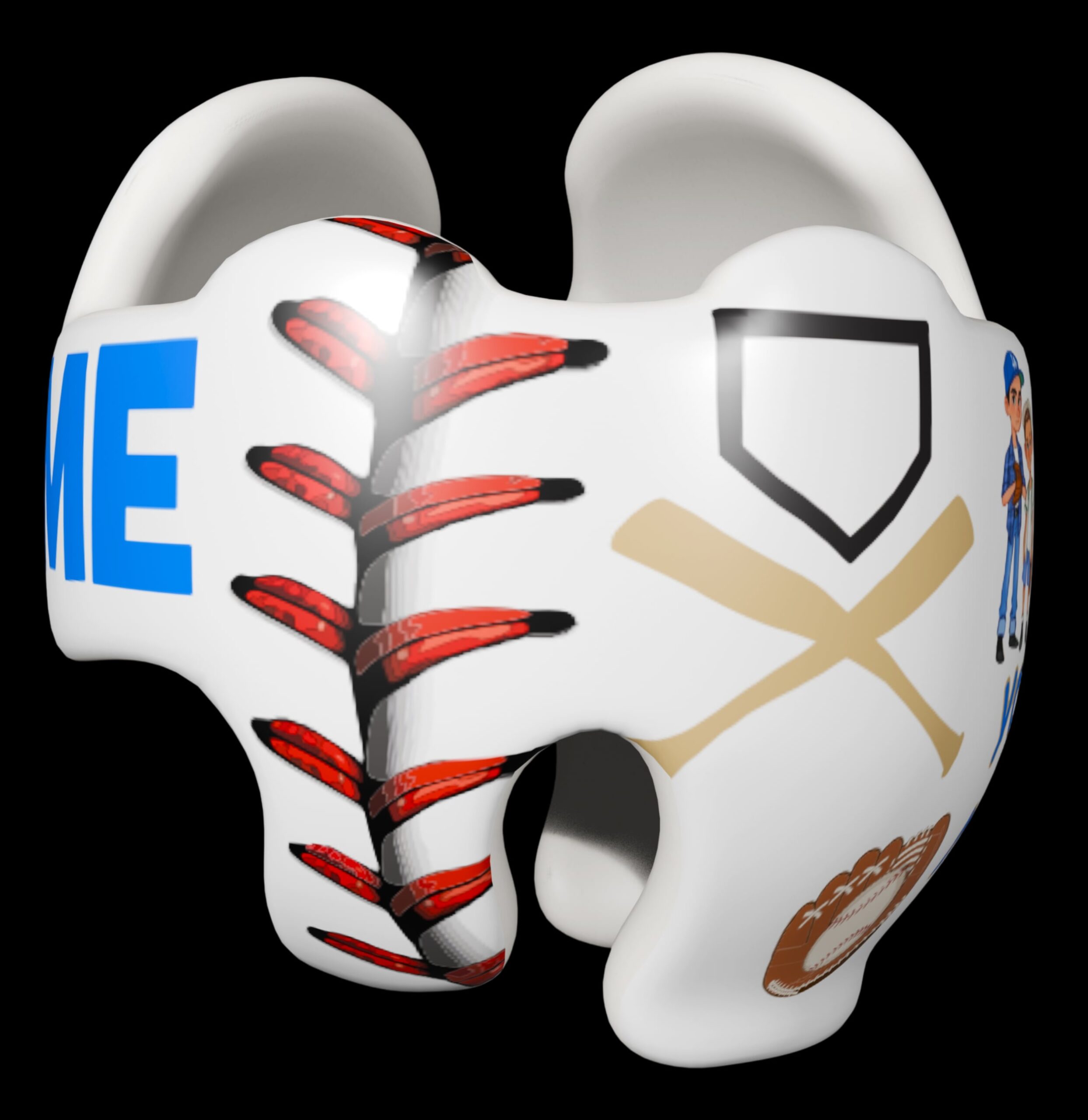 The Sandlot cranial band decals