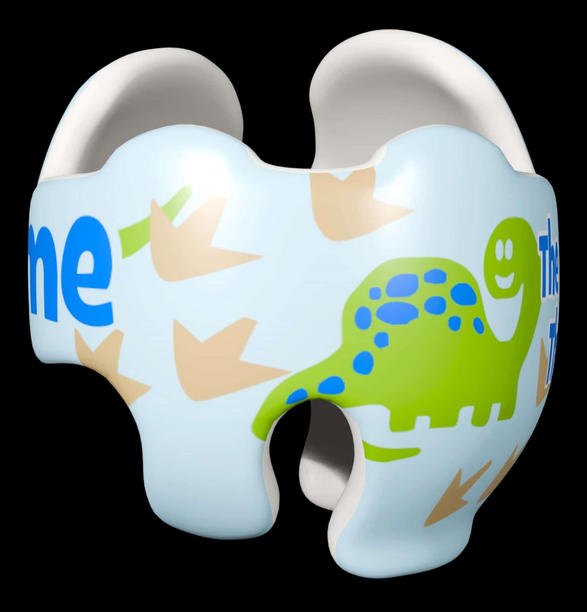 The longer you stare Dino cranial band decals