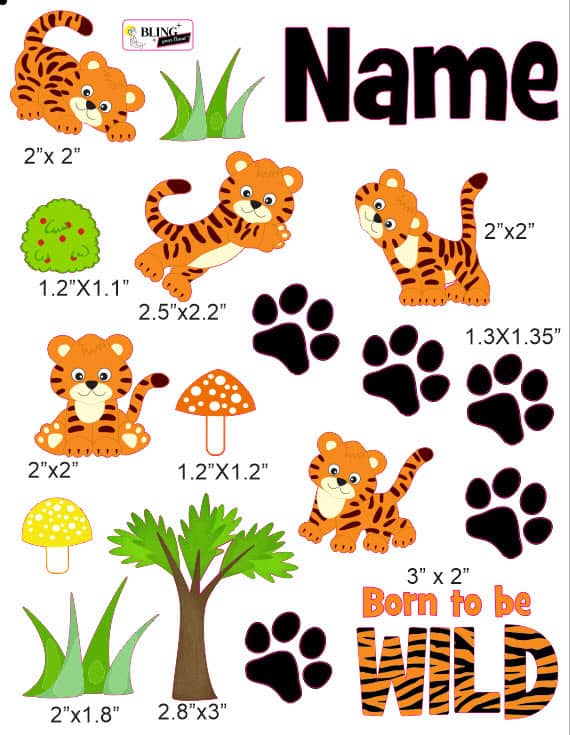 Baby Tiger cranial band