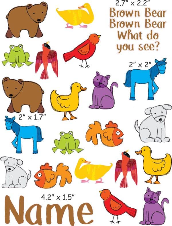 Brown bear what do you see bling your band