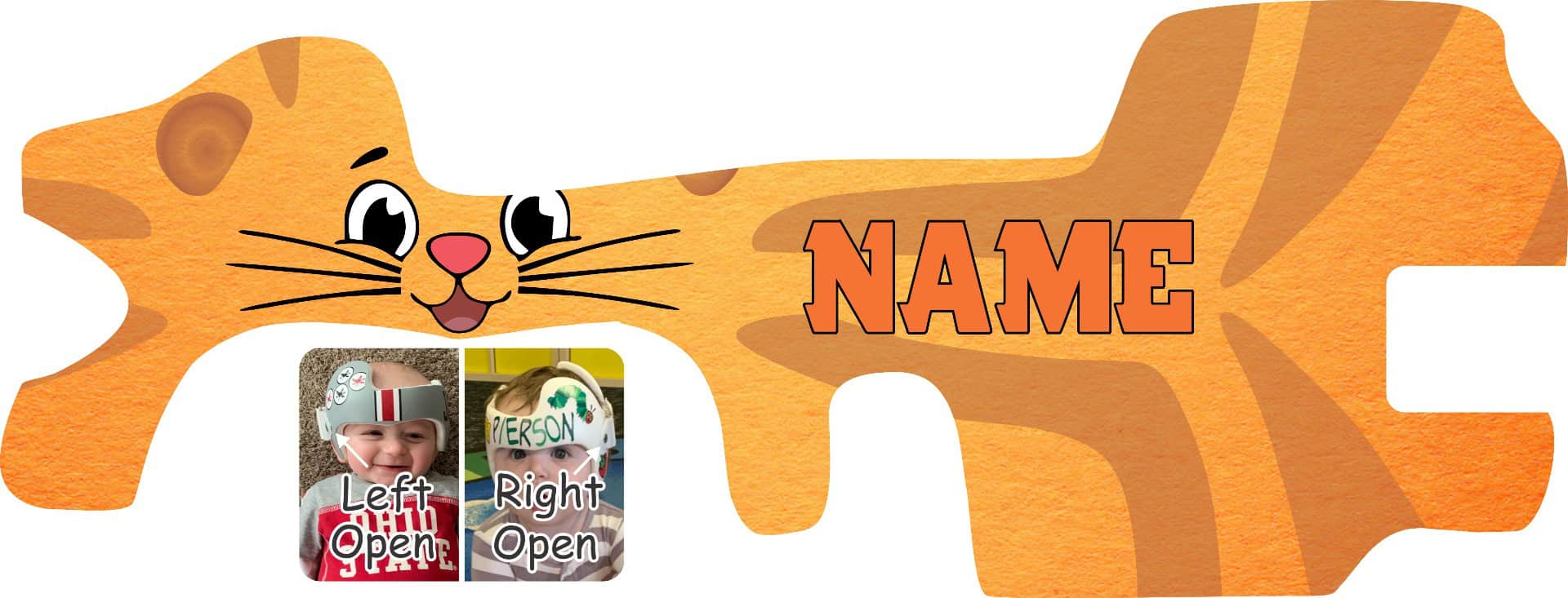Daniel tiger face doc band wrap