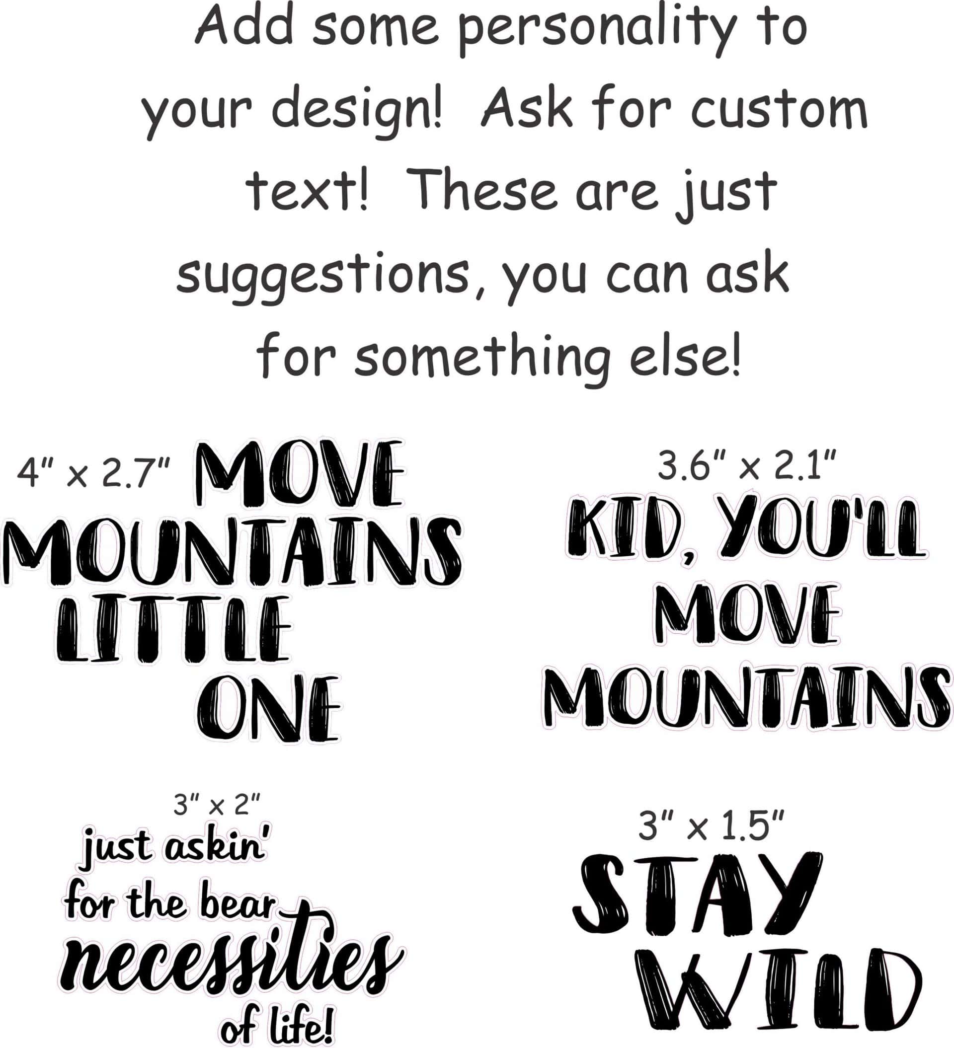 Baby Bear cranial band decals - Image 5