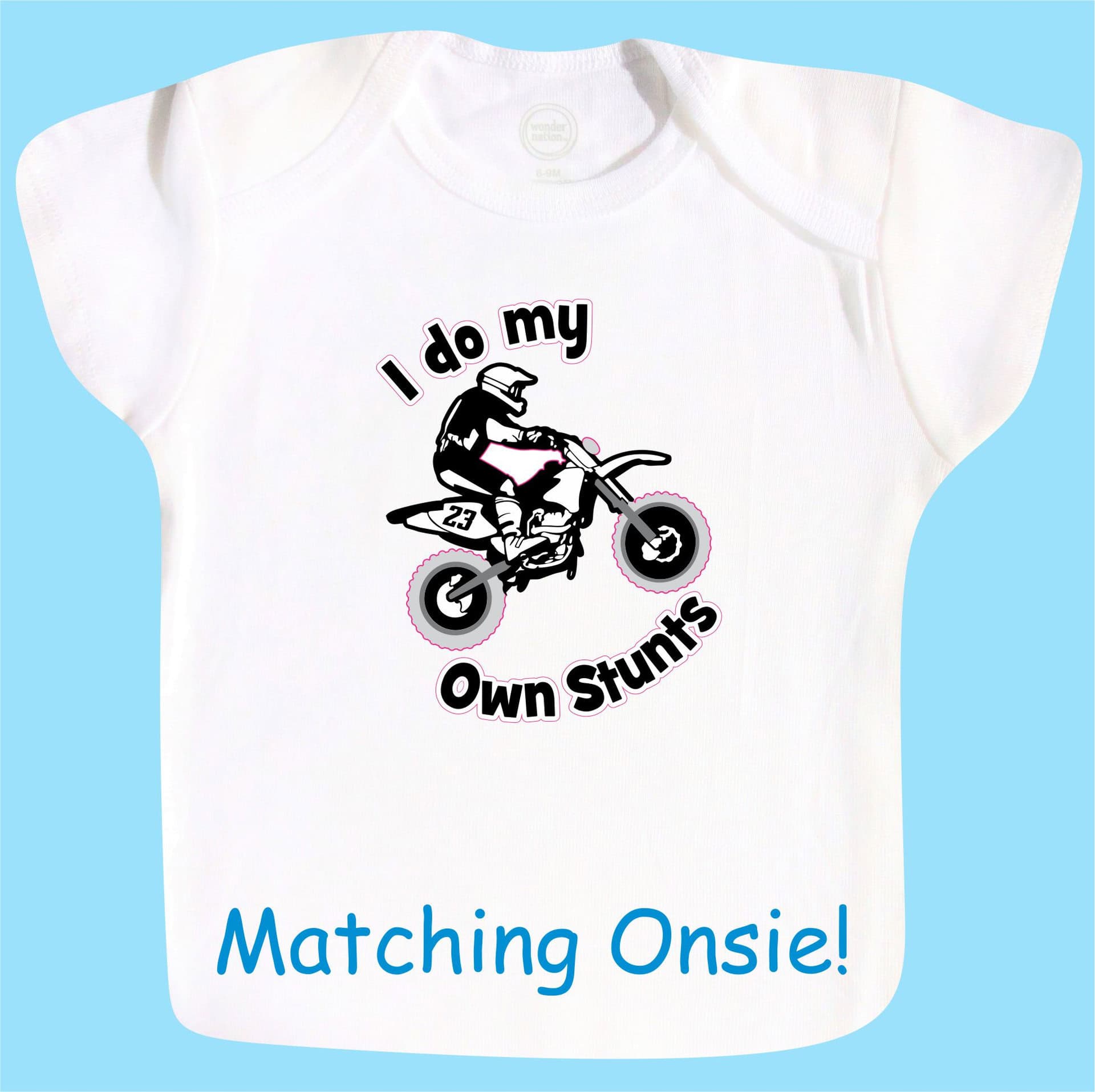I Do My Own Stunts 7 cranial band decals - Image 4