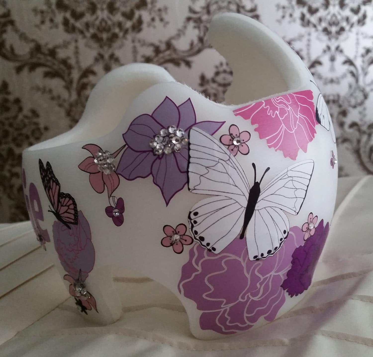 Butterflies and Flowers cranial band decals - Image 8