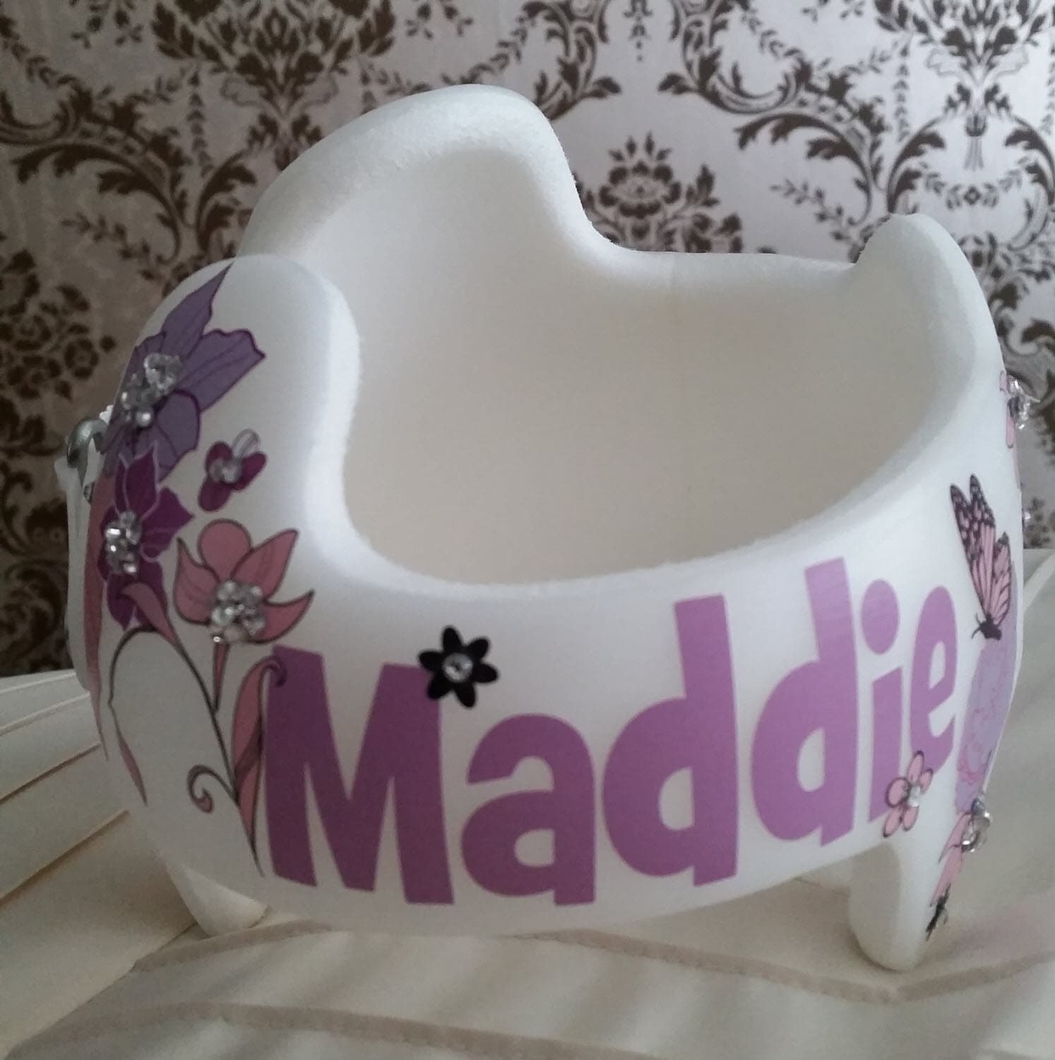 Butterflies and Flowers cranial band decals - Image 9