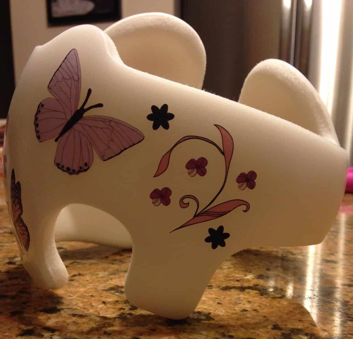 Butterflies and Flowers cranial band decals - Image 13