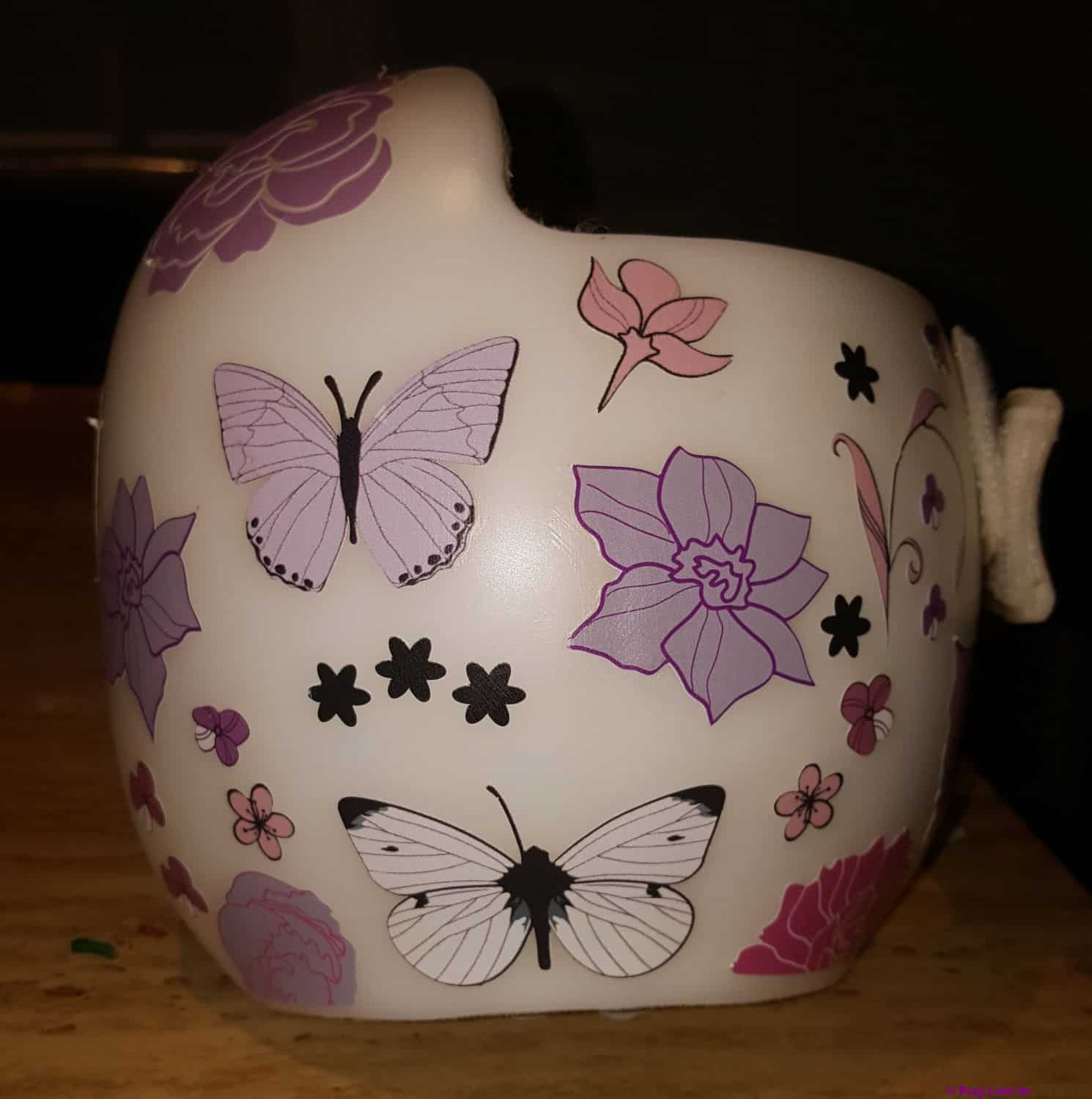 Butterflies and Flowers cranial band decals - Image 20