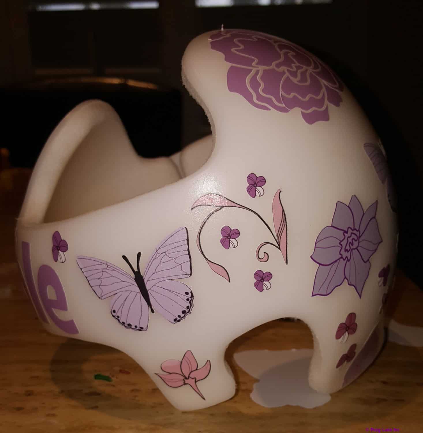 Butterflies and Flowers cranial band decals - Image 17