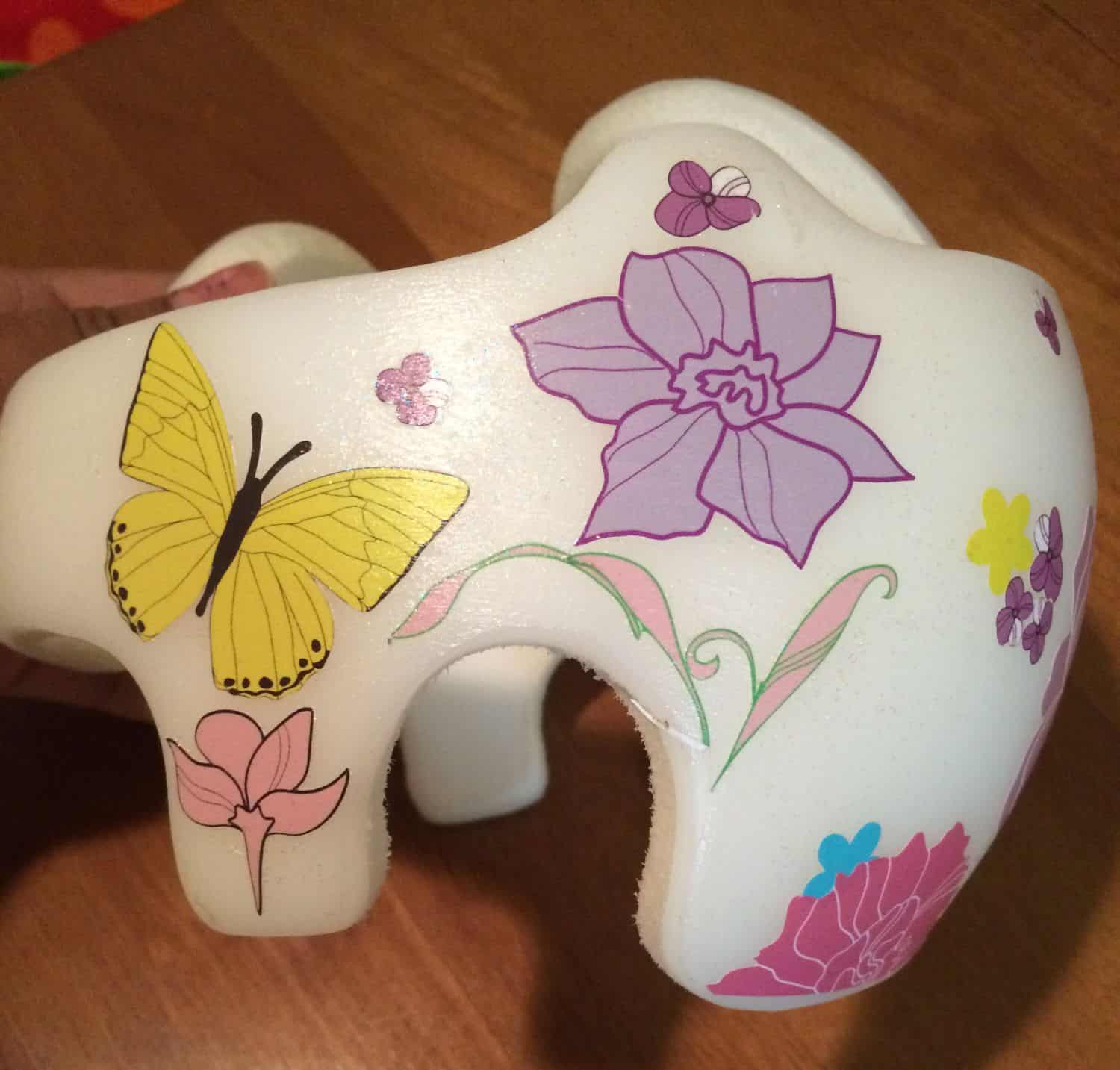 Butterflies and Flowers cranial band decals - Image 25