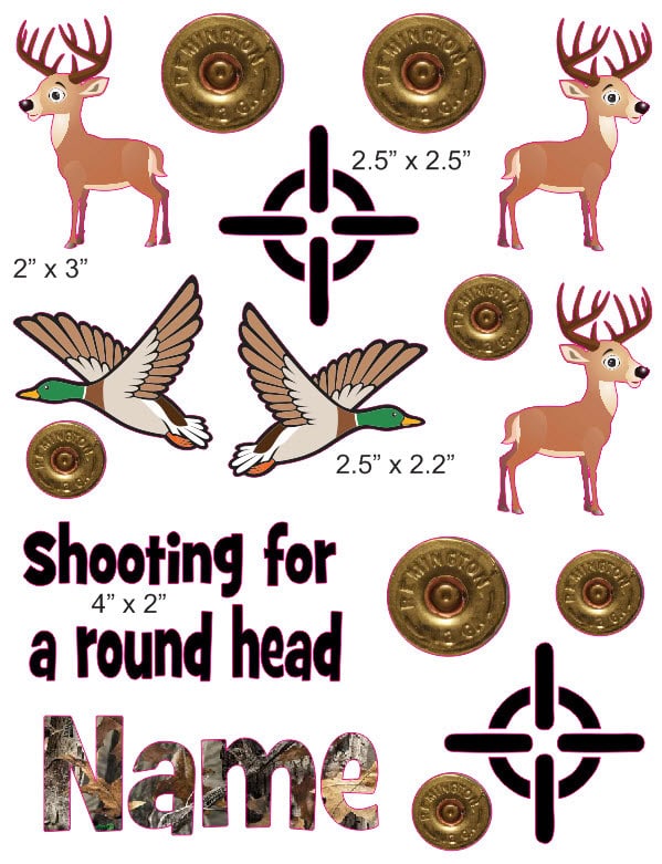 Hunting Prince cranial band decals