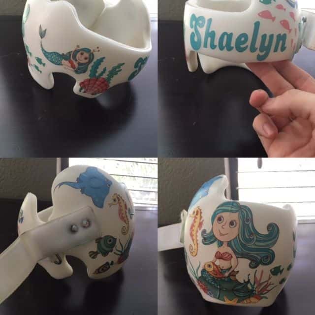 Mermaid 2 cranial band decals - Image 8