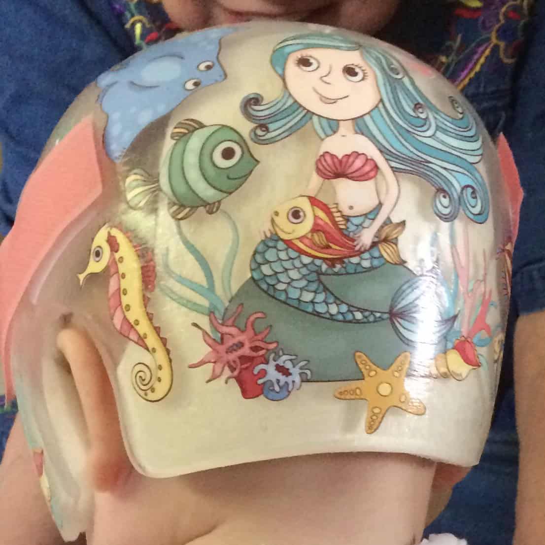 Mermaid 2 cranial band decals - Image 5