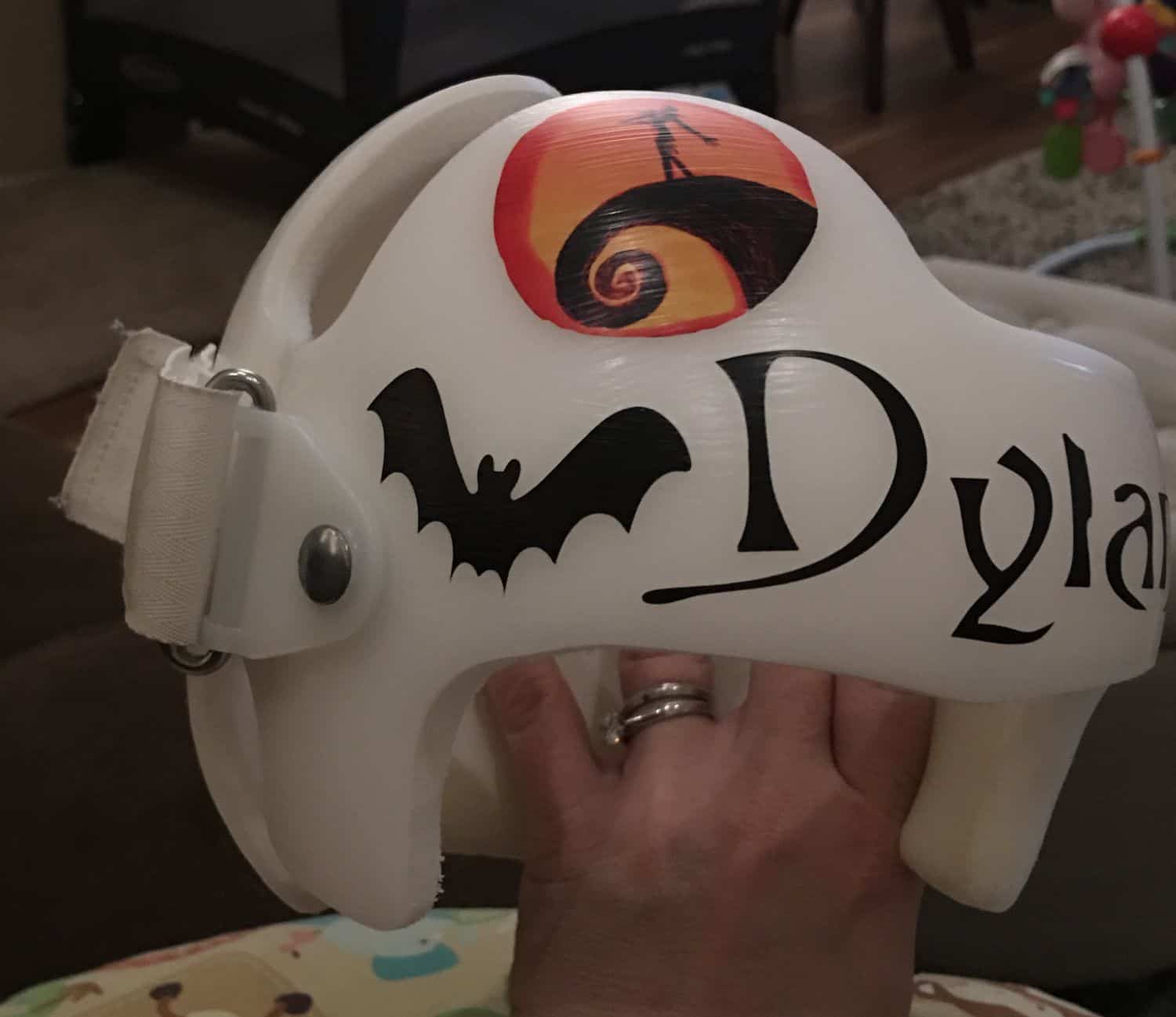 Nightmare Before Christmas cranial band decals - Image 8