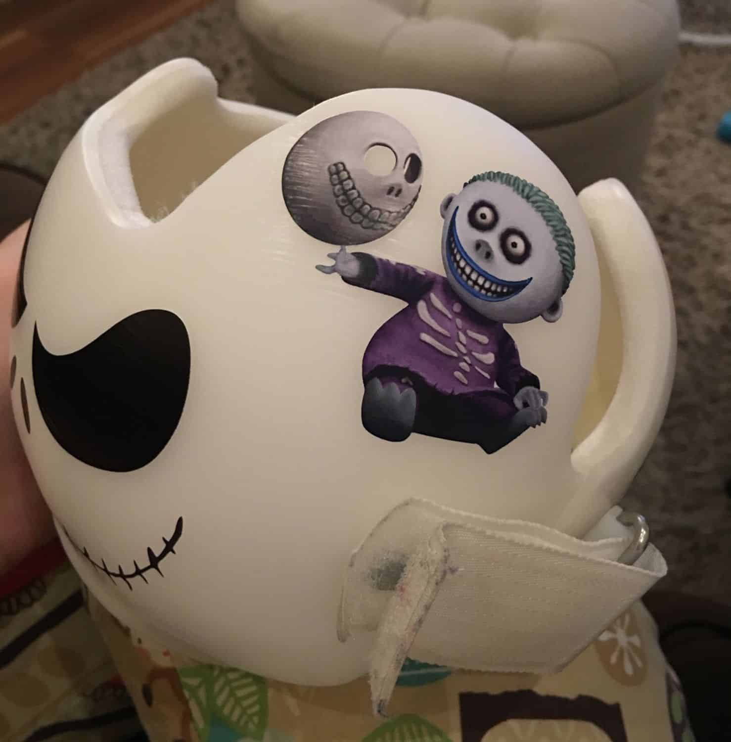 Nightmare Before Christmas cranial band decals - Image 10