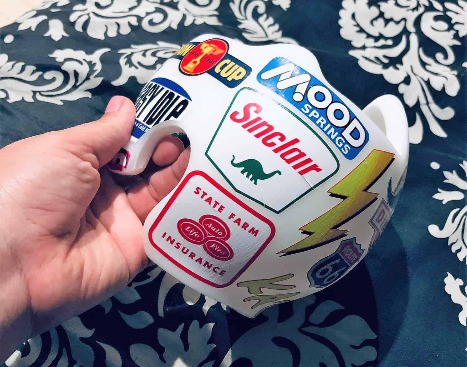 Lightning McQueen Helmet cranial band decals - Image 2