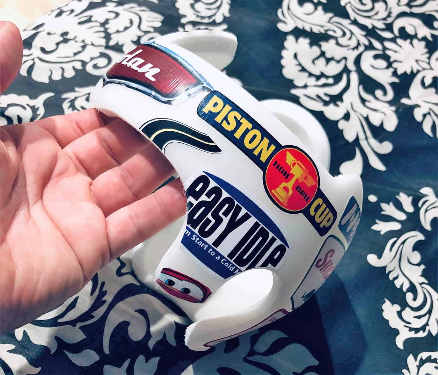 Lightning McQueen Helmet cranial band decals - Image 4