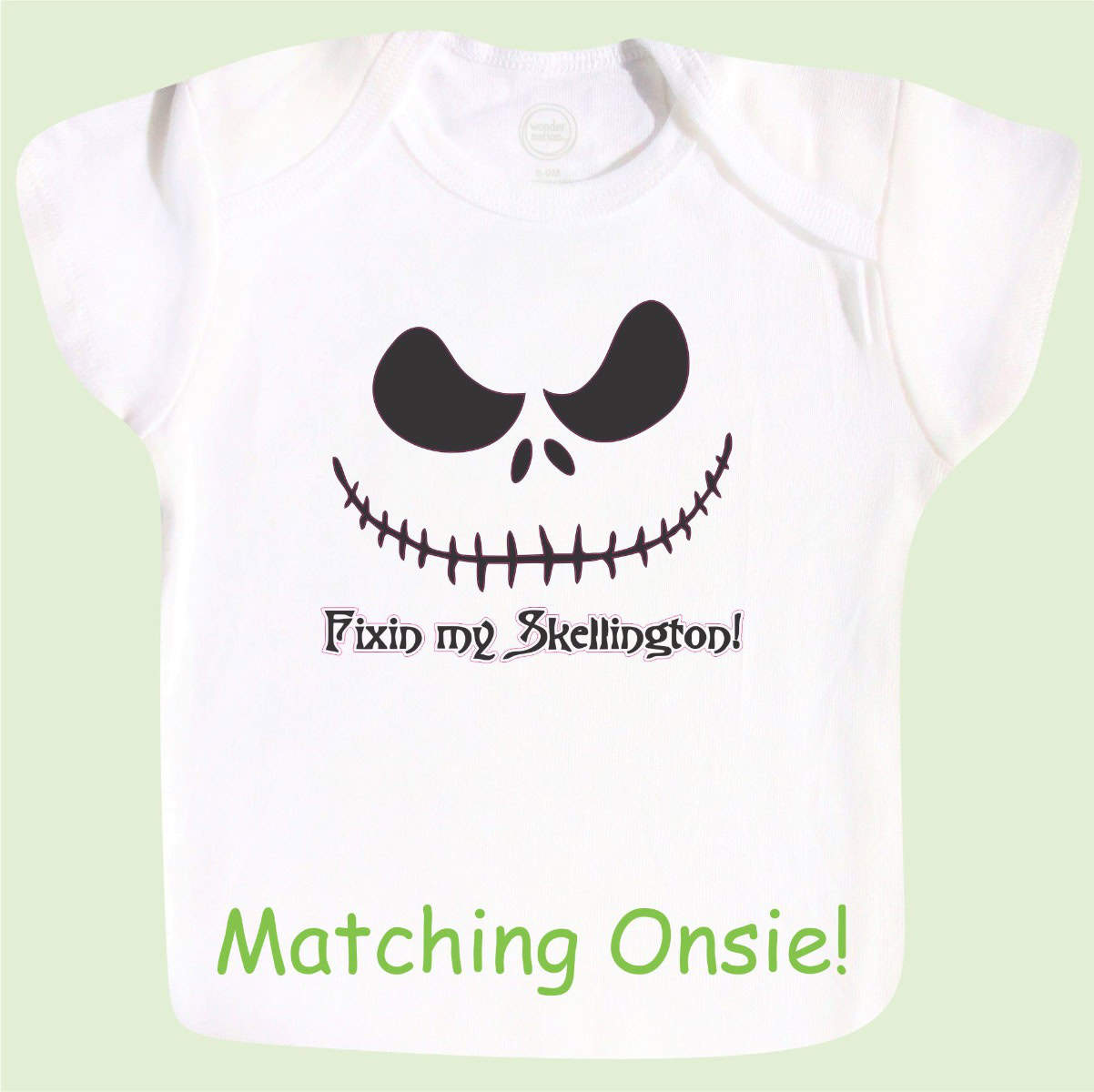 Nightmare Before Christmas cranial band decals - Image 4