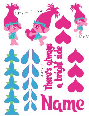 Crown your little one’s helmet with Princess Poppy decals! Durable, weather-resistant vinyl that’s as charming as it is easy to apply. Perfect for turning every day into a fairy tale. Shop today at Bling Your Band!
