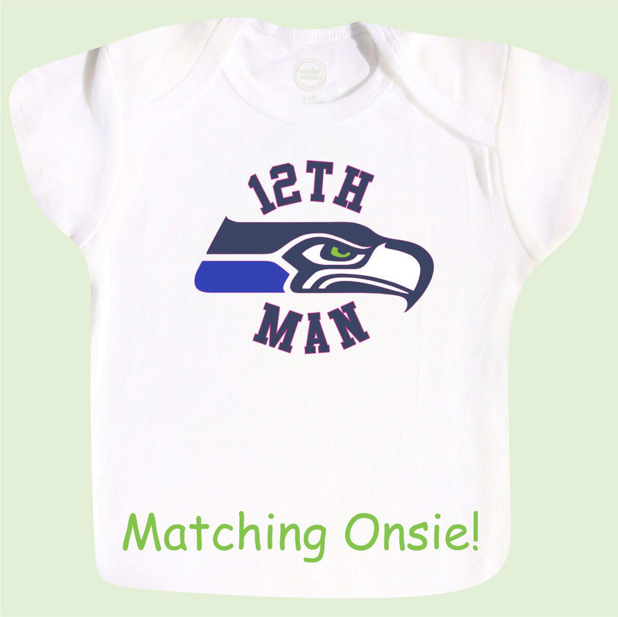 Seattle Seahawks cranial band decals | Bling Your Band
