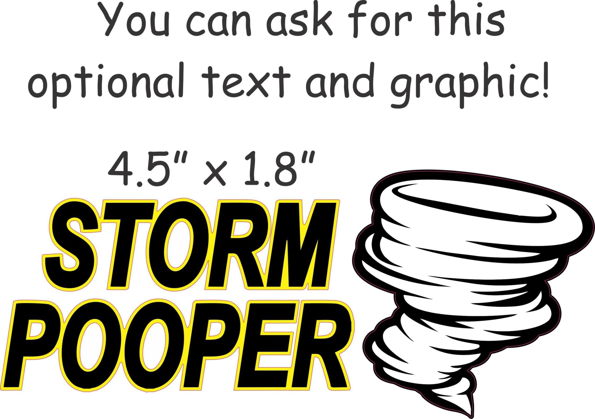 Storm Pooper cranial band decals - Image 3