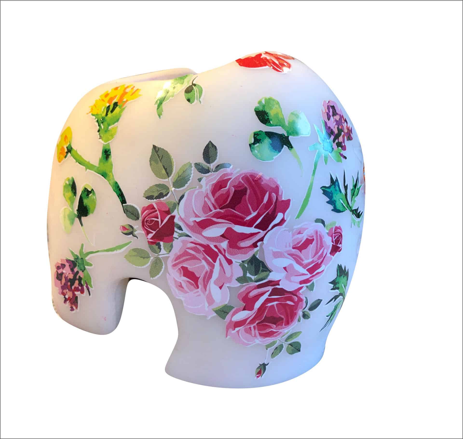 Vintage Watercolor Floral cranial band decals - Image 10