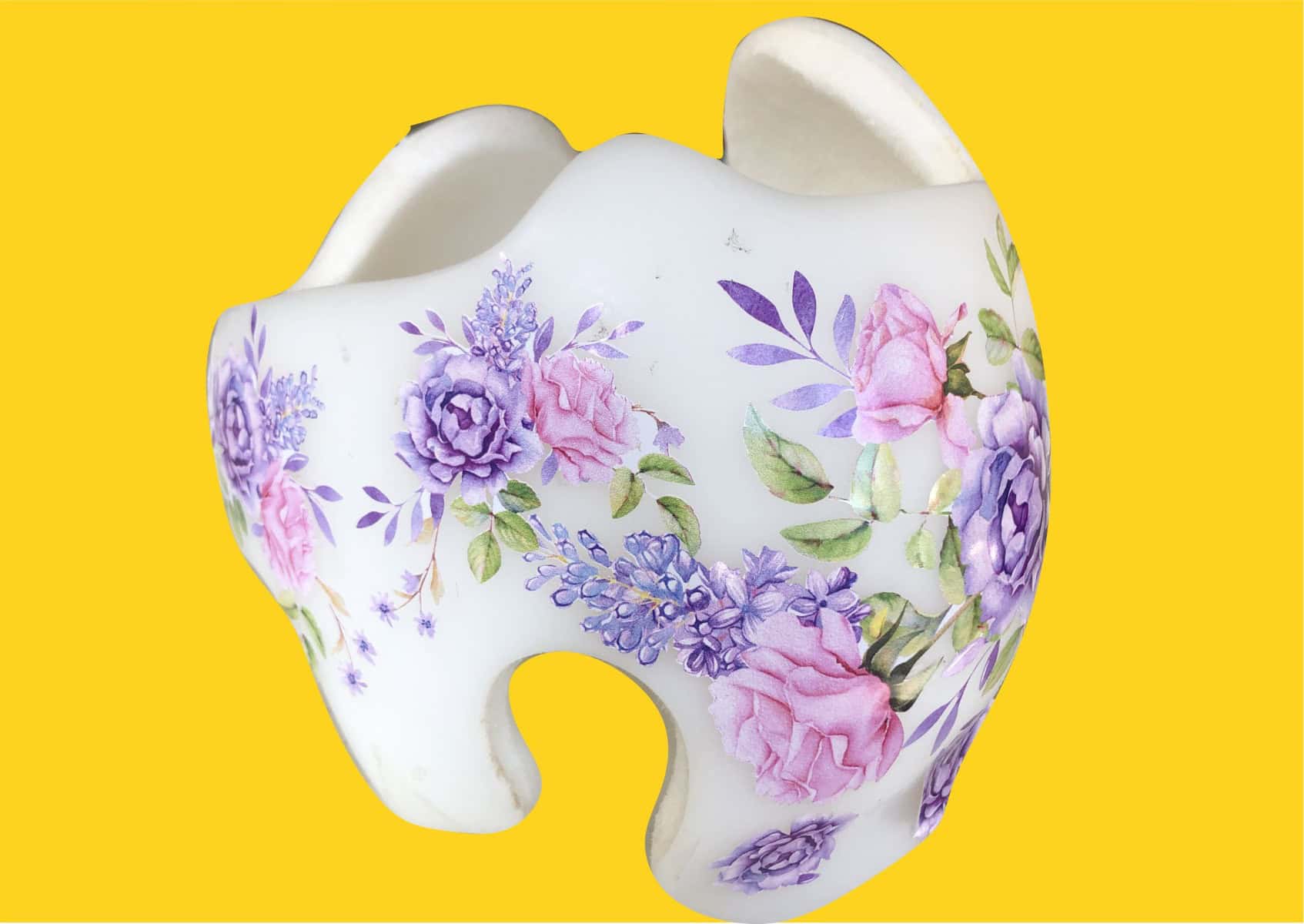 Watercolor Roses 3 cranial band decals - Image 8